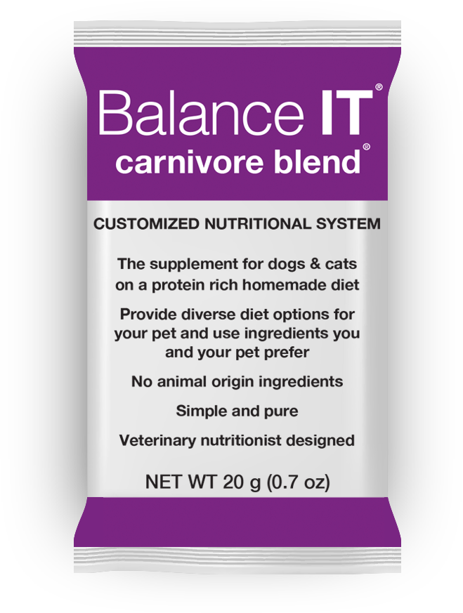 Balance IT Original Blends® - Carnivore Blend® for Dogs & Cats (Pouch)